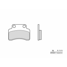 BREMBO robogó szénszálas-kerámia fékbetétek - 07018 egyéb motorkerékpár alkatrész