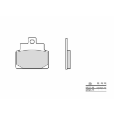 BREMBO robogó szénszálas-kerámia fékbetétek - 07021 egyéb motorkerékpár alkatrész