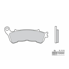 BREMBO robogó szénszálas-kerámia fékbetétek - 07063 egyéb motorkerékpár alkatrész