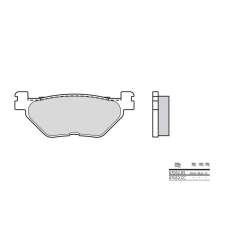 BREMBO robogó szinterelt fémbetétes fékbetétek - 07052XS egyéb motorkerékpár alkatrész