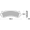 BREMBO Sintered fékbetét – 07HO65SA BREMBO Futómű és fék alkatrészek Fékbetétek (tárcsafék)