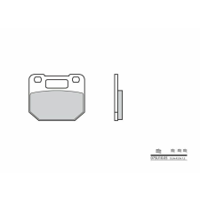 BREMBO Street Carbon Ceramic fékbetétek - 07SU1005 egyéb motorkerékpár alkatrész