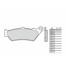 BREMBO Street Carbon-Kerámia Fékbetétek - 07BB0306 egyéb motorkerékpár alkatrész