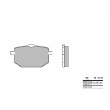 BREMBO Street Carbon Kerámia Fékbetétek - 07YA1809 egyéb motorkerékpár alkatrész