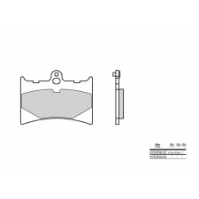 BREMBO Street Szén-Kerámia Fékbetétek - 07GR5605 egyéb motorkerékpár alkatrész
