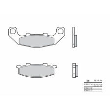 BREMBO Street Szinterelt Fém Fékbetétek - 07KA11SA egyéb motorkerékpár alkatrész
