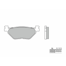 BREMBO Street Szinterelt Fémbetétes Fékbetétek - 07YA39SP egyéb motorkerékpár alkatrész