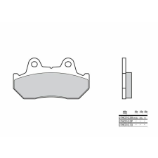 BREMBO Street Szinterelt Fémbetétes Féktárcsák - 07HO10SP egyéb motorkerékpár alkatrész