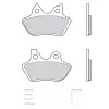 BREMBO szénszálas-kerámia fékbetétek - 07HD16CC BREMBO Kategorizálatlan termékek