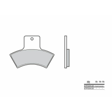 BREMBO terepjáró szinterelt fém fékbetétek - 07PO04SD egyéb motorkerékpár alkatrész