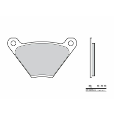 BREMBO Utcai Szén-Kerámia Fékbetétek - 07HD0105 BREMBO Futómű és fék alkatrész Fékbetét (tárcsafék) egyéb motorkerékpár alkatrész