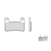 BREMBO utcai szinterelt fémbetétek - 07SU27LA