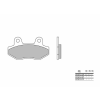 BREMBO utcai szinterelt fémbetétes fékbetétek - 07GR12SA