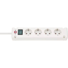 Brennenstuhl 1150650124 Elosztó kapcsolóval Fehér Védőérintkezős 1 db (1150650124) hosszabbító, elosztó