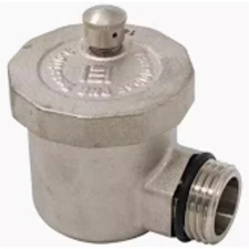  BRH automata légtelenítő, nikkelezett, sarok, 1/2" BRH-256 hűtés, fűtés szerelvény