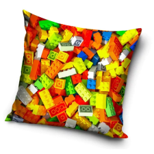 Bricks Lego mintázatú Bricks párnahuzat 40x40 cm Velúr lakástextília