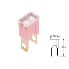 Bright Ride Biztosíték japán csavaros álló 30A (rózsaszín) autóalkatrész
