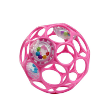 Bright Starts játék Oball Rattle 10cm pink csörgő