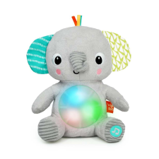 BRIGHT STARTS Plüss játék zenélő világító Hug-a-bye Baby™ elefánt 0hó+ mágneses építőjáték