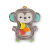 Bright Starts Vizes játszószőnyeg Hungry Monkey™ 41 x 35 cm 0hó+