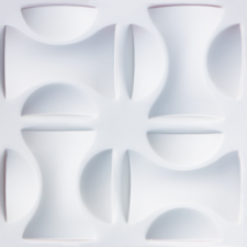  Brigitta modern 3D-s polimer vízálló festhető strapabíró műanyag falpanel tapéta, díszléc és más dekoráció
