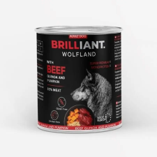 Brill Wolfland marha sütőtökkel és quinoaval 800g kutyaeledel