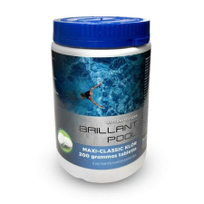 Brillant Pool Maxi Klór (200 gr), 95 %, 1 kg, klórtabletta medence kiegészítő