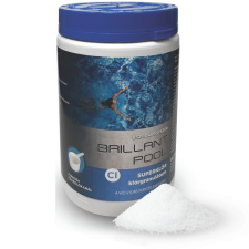 Brillant Pool Super klór, 55 %, 1 kg, klór granulátum medence kiegészítő