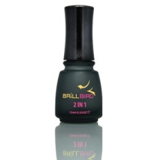 BrillBird - 2 IN 1 - alapozó és fedőlakk - 15ml - THf fényzselé