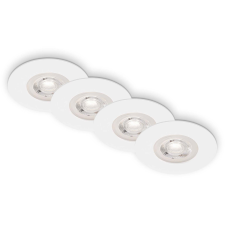 Brilo Kulana LED-es süllyesztett lámpa szabályozható fényerő 4 db fehér 4,9 W világítás