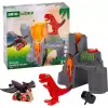 Brio 36092 Dinoszaurusz vulkánkitörés vonat