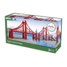 BRIO BRIO Kétpillérű híd autópálya és játékautó