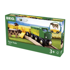  BRIO Farm vonat autópálya és játékautó