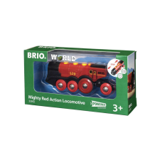  BRIO Nagy piros lokomotív autópálya és játékautó