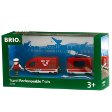 BRIO Tölthető személyvonat 33746 Brio autópálya és játékautó