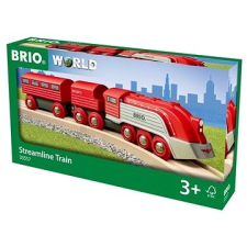 BRIO World 33557 Streamline aerodinamikus vonat autópálya és játékautó