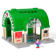 BRIO World Központi pályaudvar (33649) autópálya és játékautó