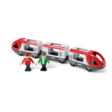 BRIO World Utasszállító vonat - Piros (33505) autópálya és játékautó