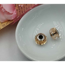  Briolette Bead - Swarovski medál - Golden Shadow karkötő