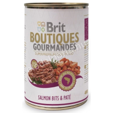 Brit Boutiques Gourmandes Salmon Bits & Paté kutyaeledel