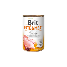 Brit Brit Paté &amp; Meat Turkey 400 g kutyaeledel