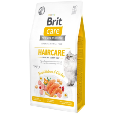 Brit Care Cat Grain Free HAIRCARE Salmon and Chicken 7 kg macskaeledel
