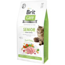 Brit Care Cat Grain Free SENIOR - WEIGHT CONTROL Chicken 0,4kg macskaajtó