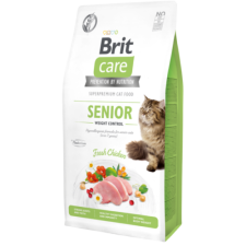 Brit Care Cat Grain Free SENIOR - WEIGHT CONTROL Chicken 2kg macskaeledel