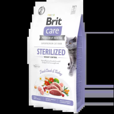 Brit Care Cat Grain Free STERILISED - WEIGHT CONTROL Duck and Turkey 7kg macskaeledel