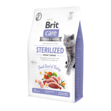 Brit Care Cat Grain-Free Sterilized Weight Control 2 kg macskaeledel