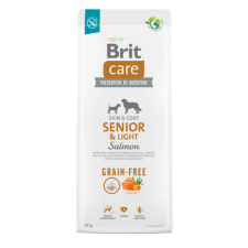 Brit Care Dog Grain free Salmon Senior Light 12kg kutyaeledel