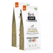 Brit Care Dog Hypoallergenic Dog Show Champion Salmon & Herring kutyatáp 2x3kg kutyaeledel