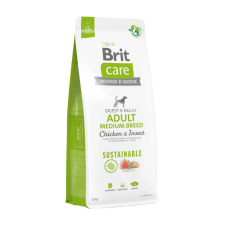 Brit Care Dog Sustainable Adult Medium Breed Chicken & Insect kutyatáp 1kg kutyaeledel
