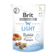 Brit Care Functional Snack Light Rabbit (nyúl papaja) 150g jutalomfalat kutyáknak